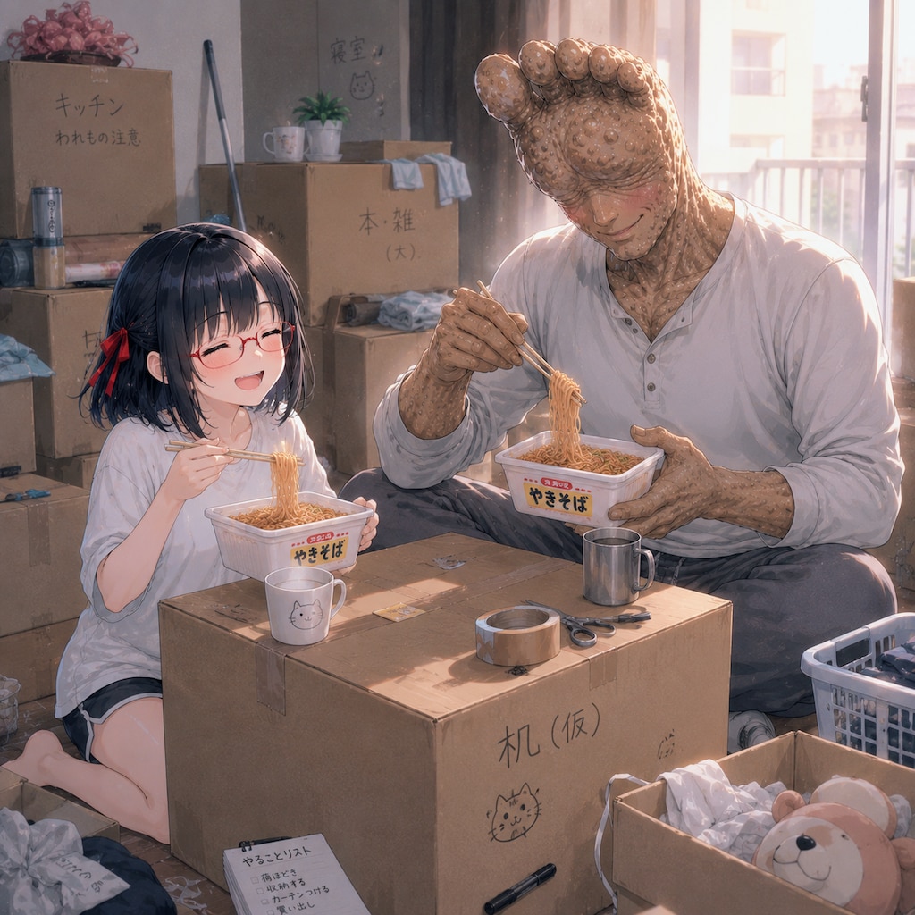 黒瀬さやかさんと足の裏怪人