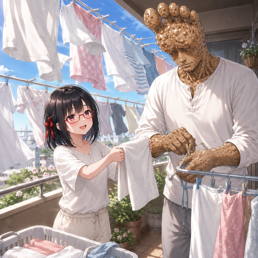 黒瀬さやかさんと足の裏怪人
