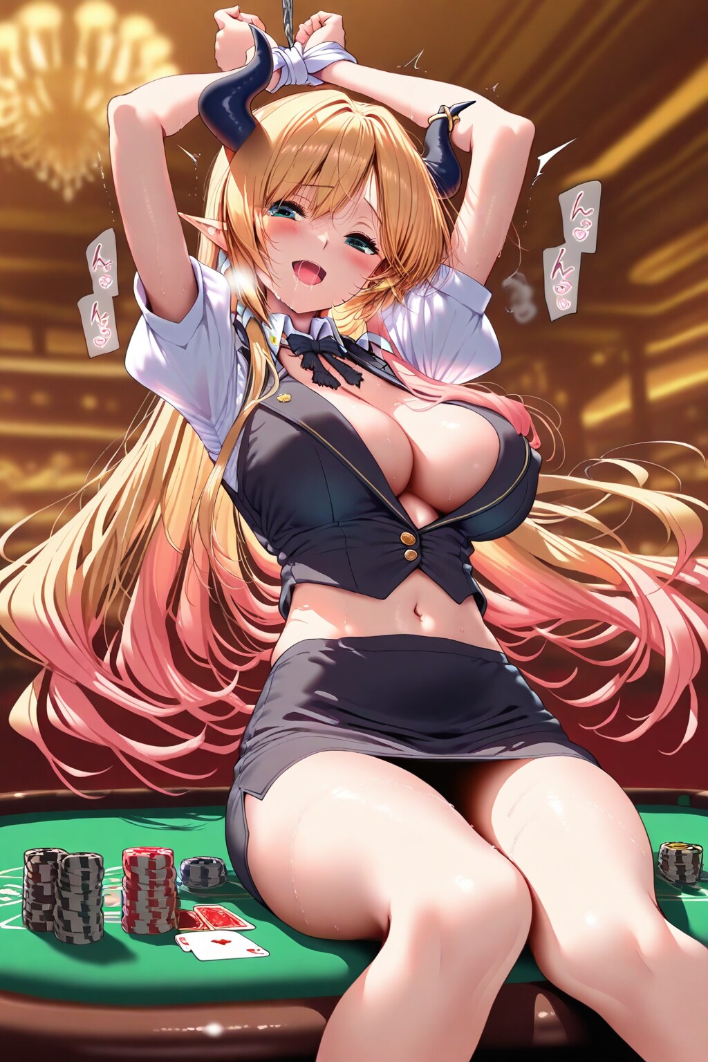 負けが込んでいるディーラーにお仕置き
