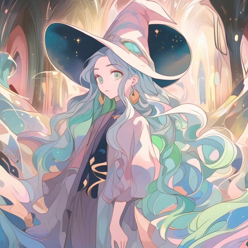 パステルカラーの魔法使い
