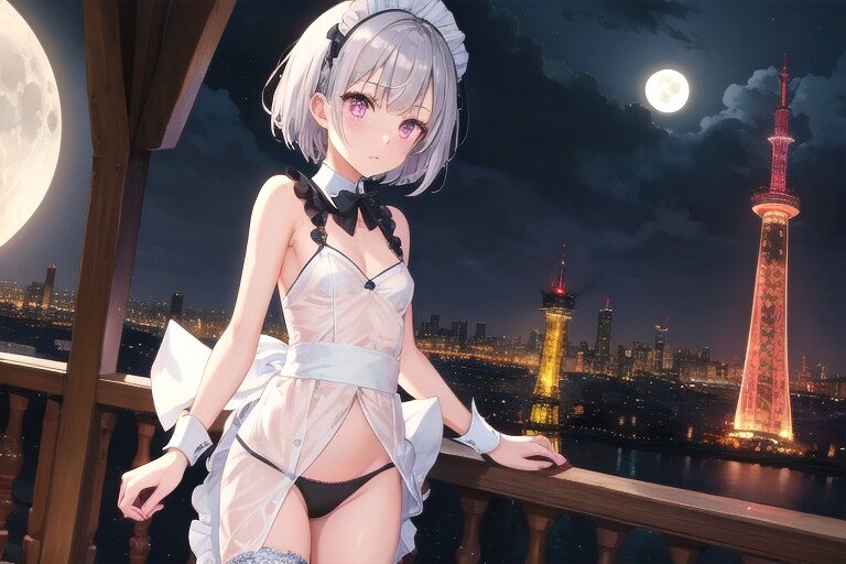 メイドちゃんと月2