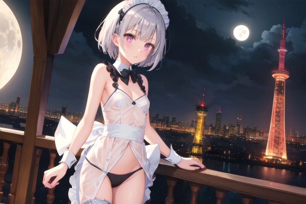メイドちゃんと月2