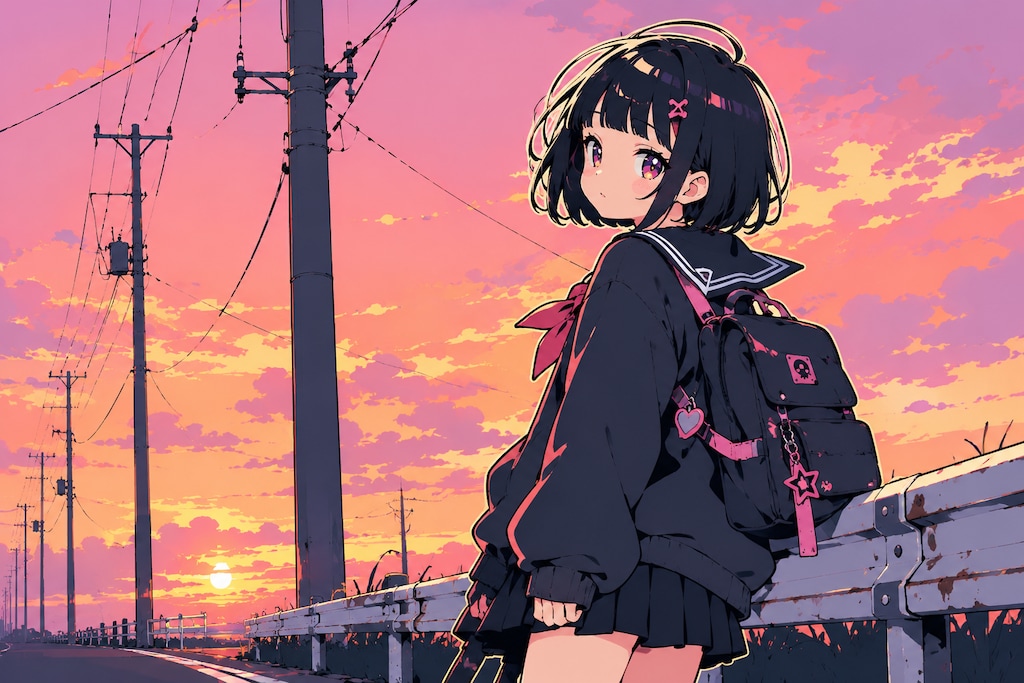 夕闇と少女61
