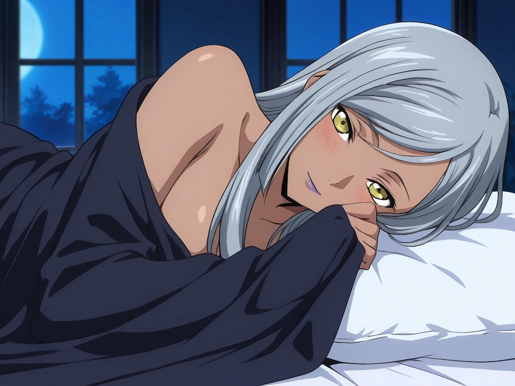 褐色美女の昼と夜