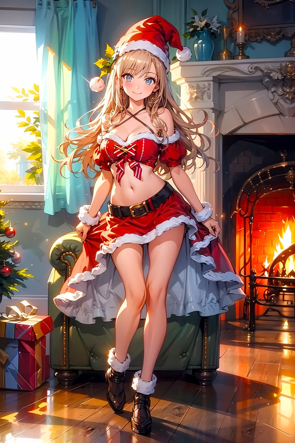 今日のトパーズちゃん　サンタの君