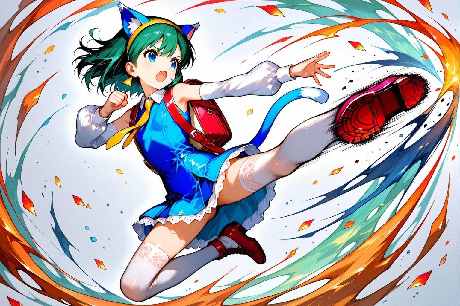 必殺・デルタもんキック！