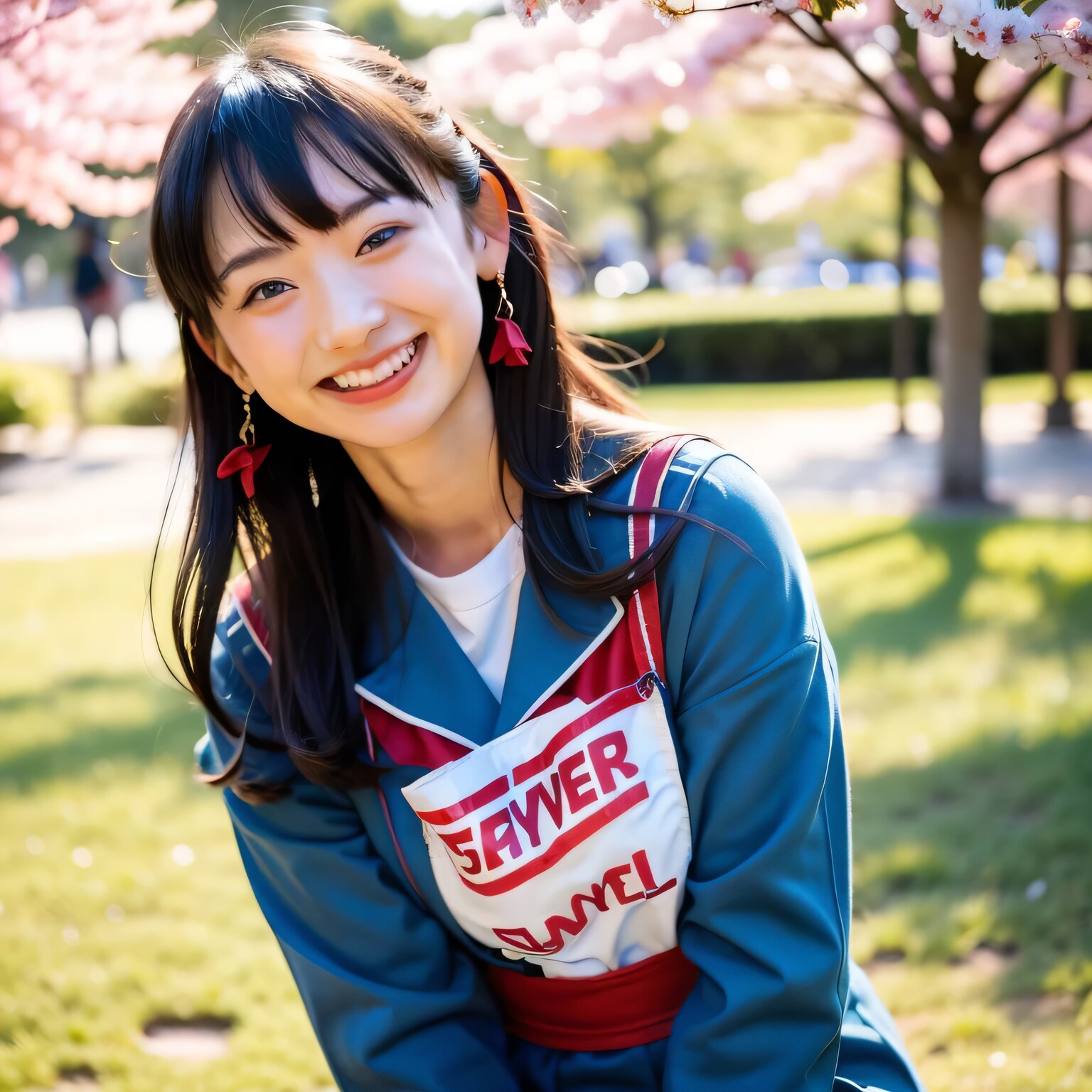 黒髪ロングでジャージの美女４ | の人気AIイラスト・グラビア