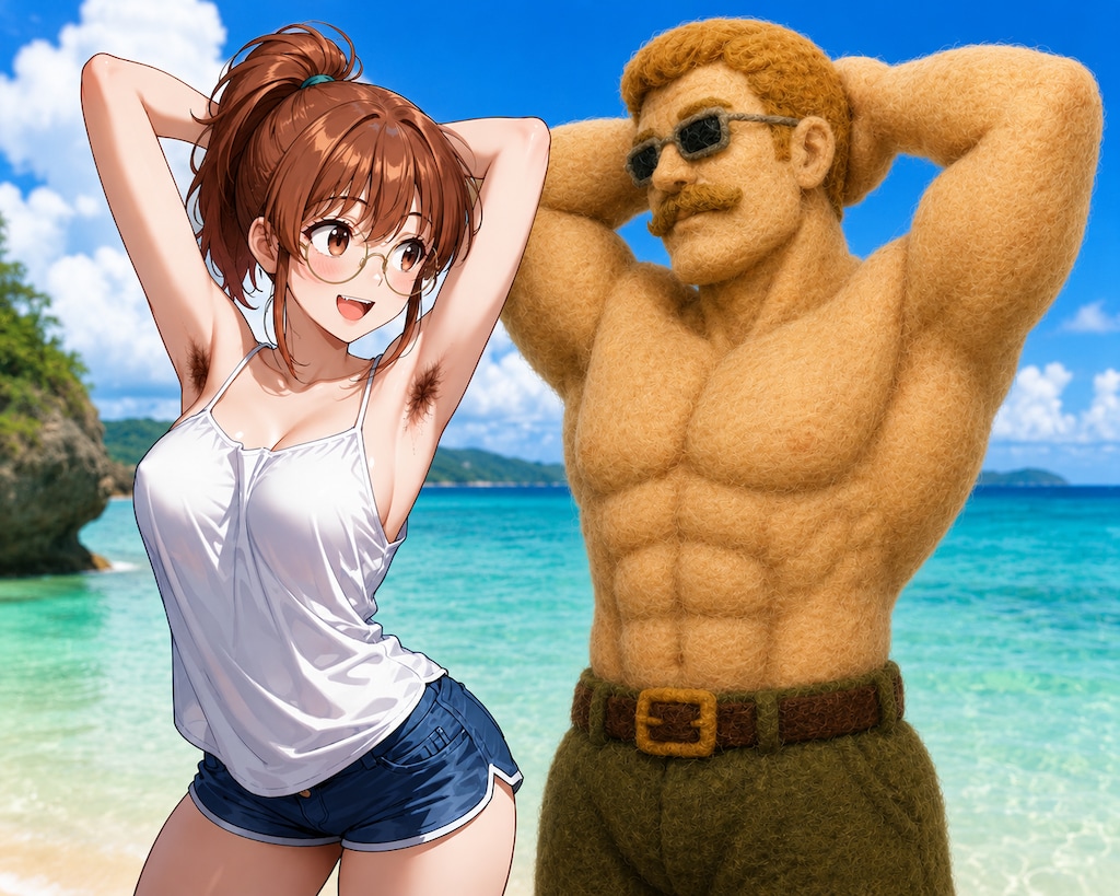 玉那覇琉海ちゃんとツーショット