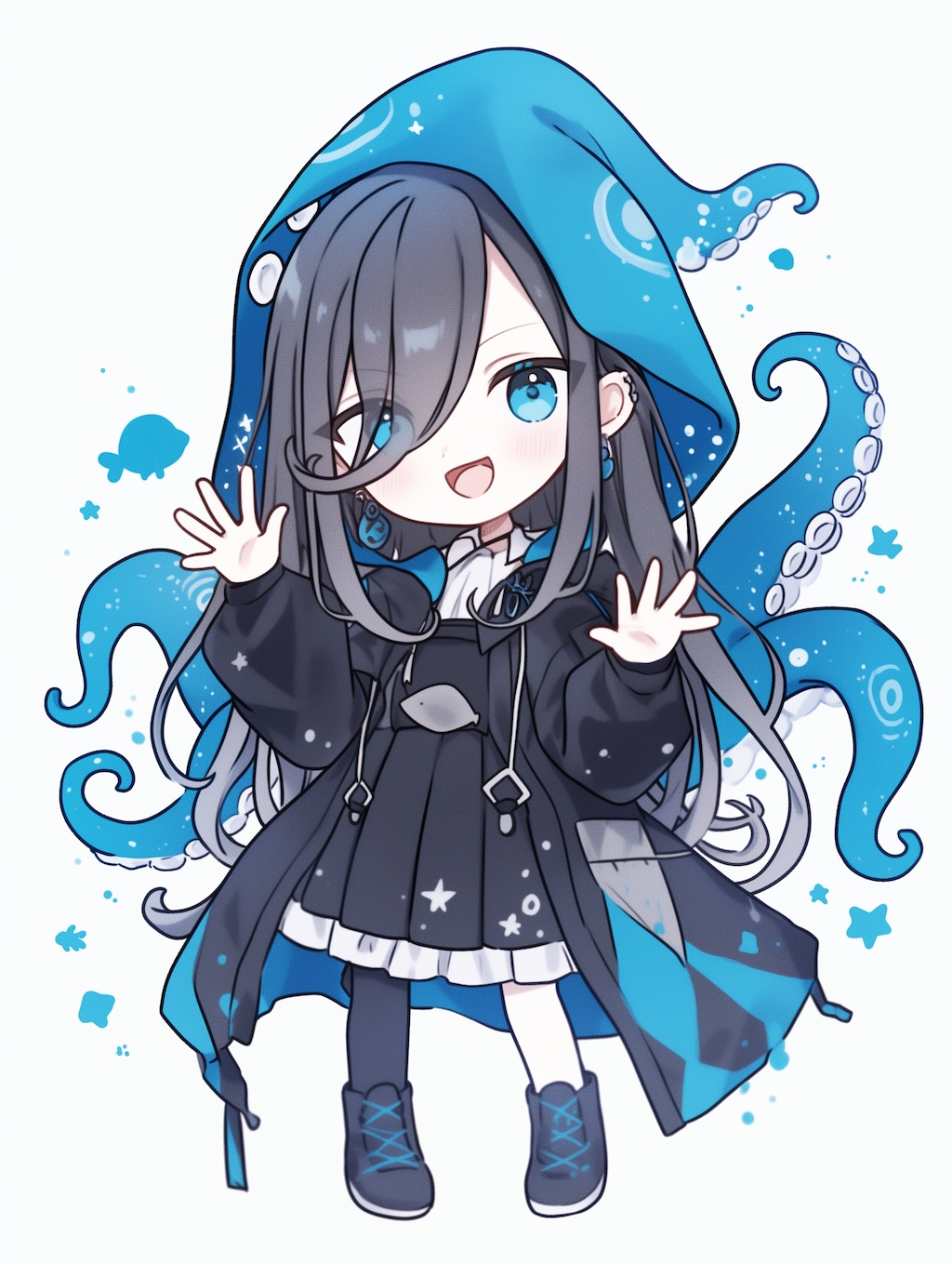 タコ？イカ？娘