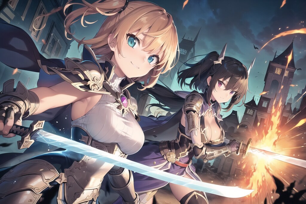 氷の剣と炎の剣