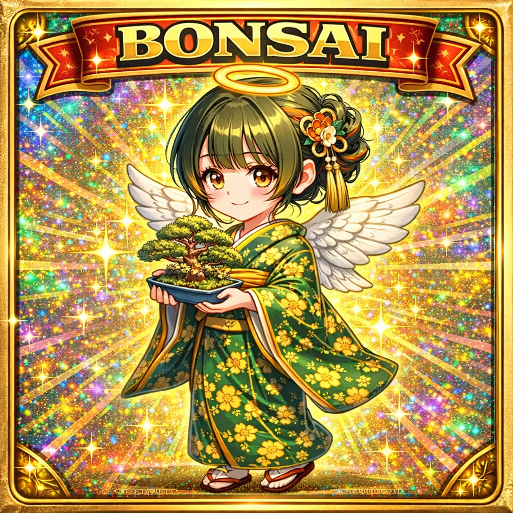 ビックリマンシール風BONSAIちゃん