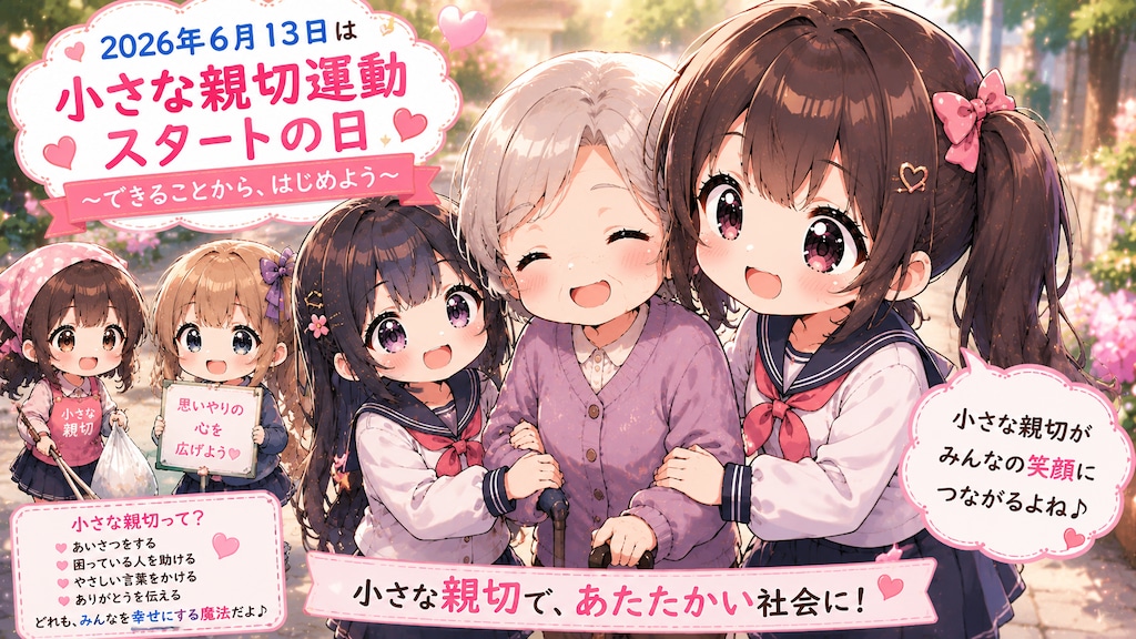 今日は何の日？（20260613固定＋チビ複＋ｲﾍﾞﾝﾄ指定）の生成（ＡIのｲﾍﾞﾝﾄ提案は不確実と判明した為）