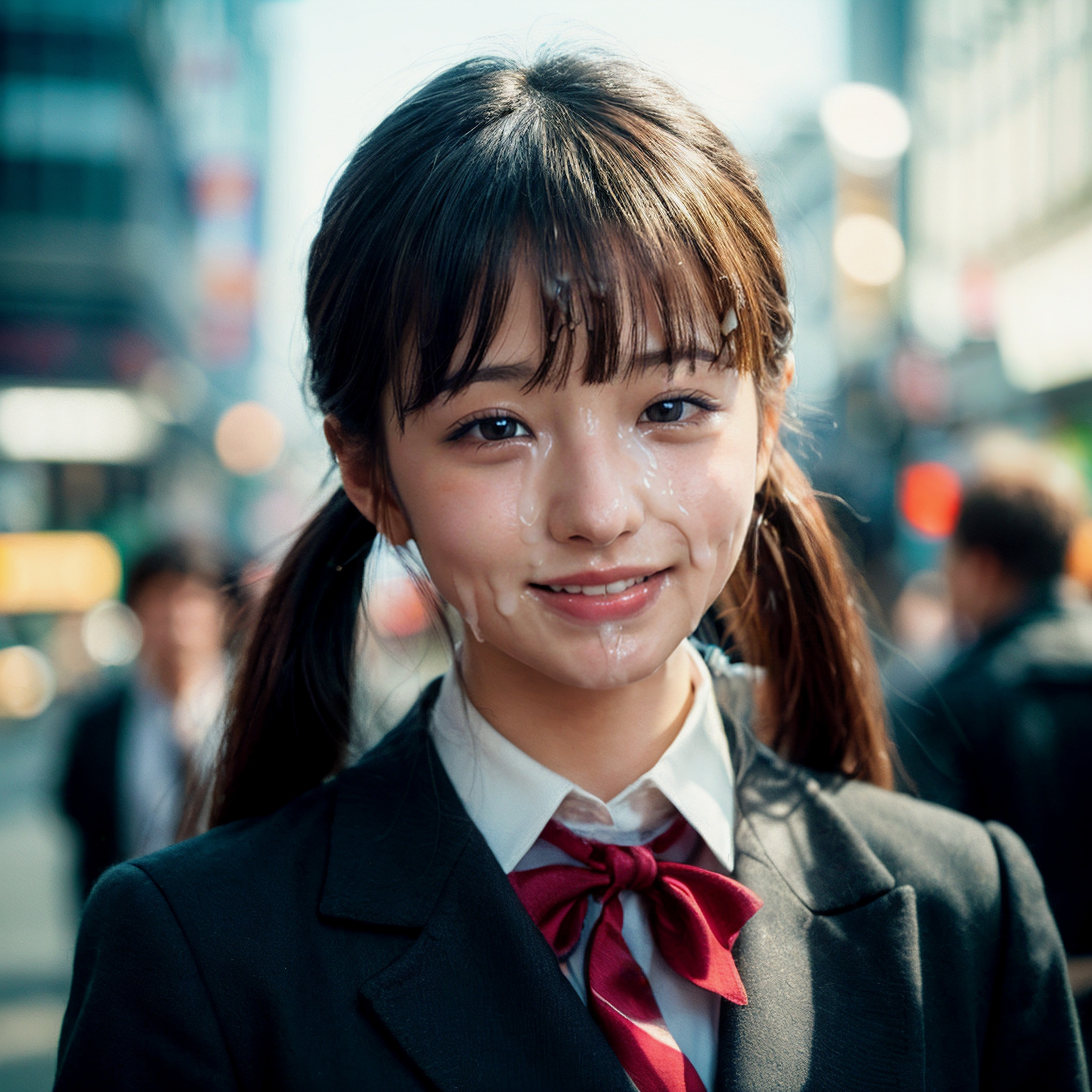 女子校生にぶっかけ４