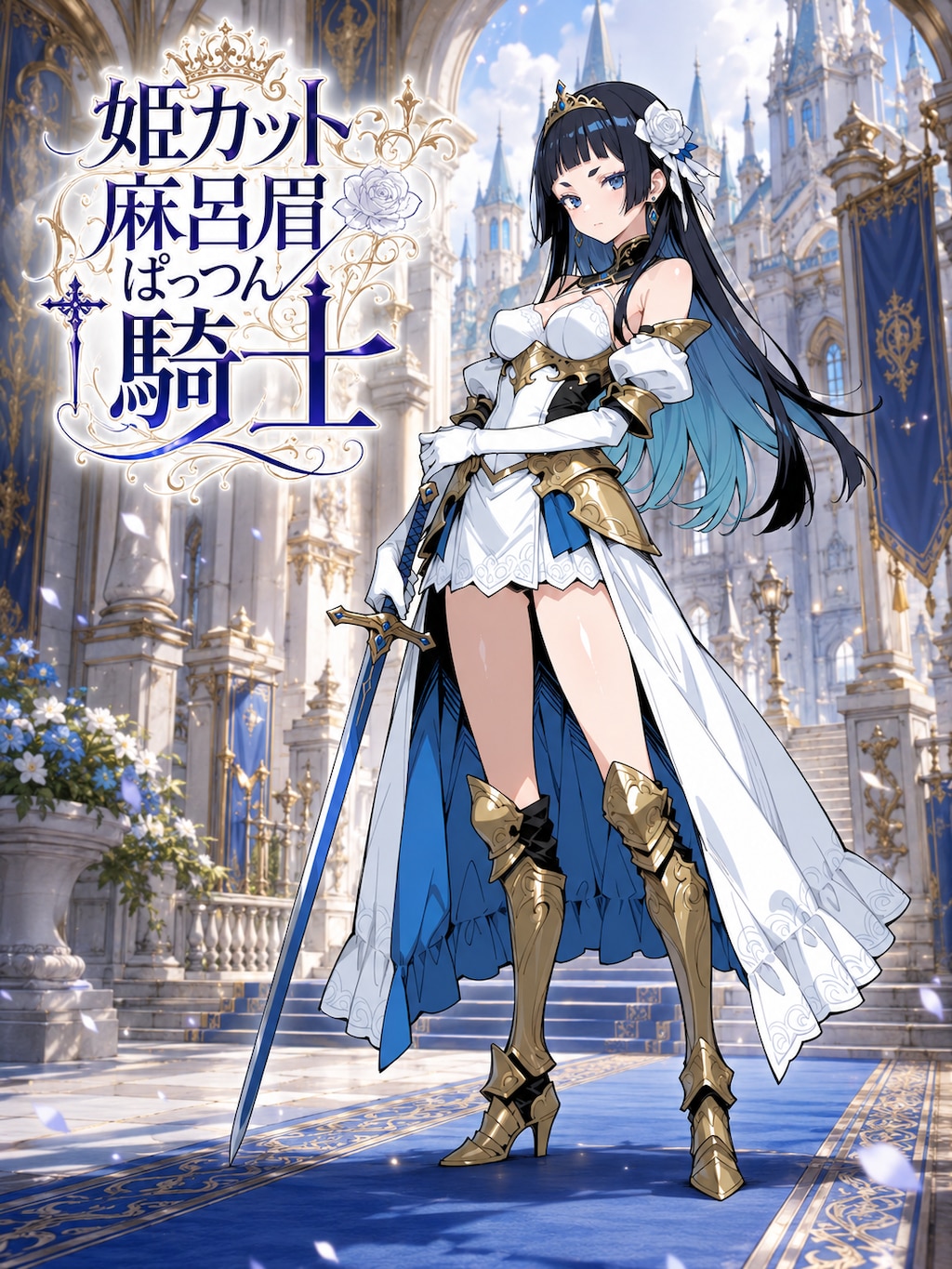 姫カット麻呂眉ぱっつん騎士