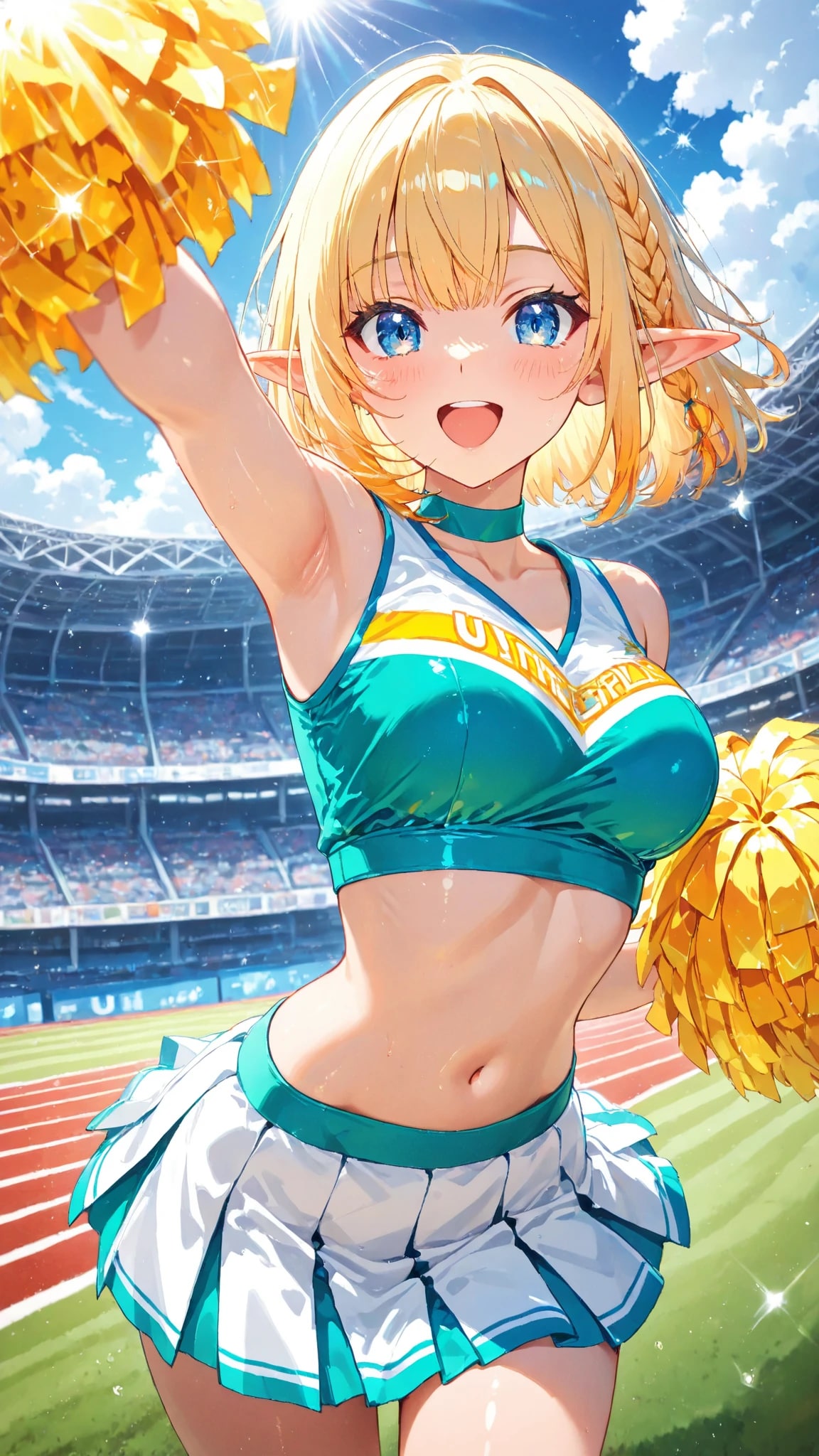 📣🧝‍♀️「あと少しです！頑張ってください♡」