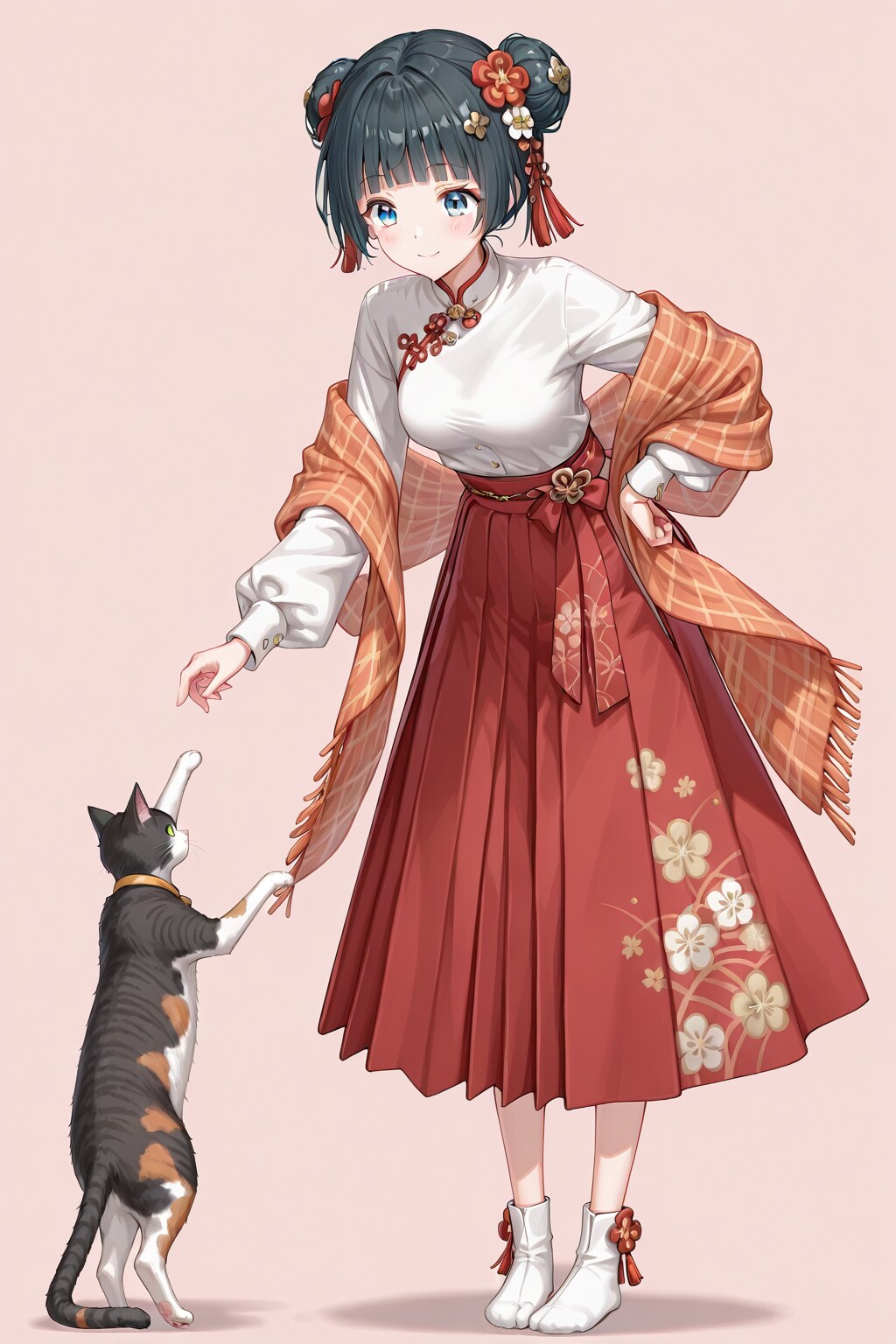 プロンプトに中華要素ないのになんか変なの出してくる😅