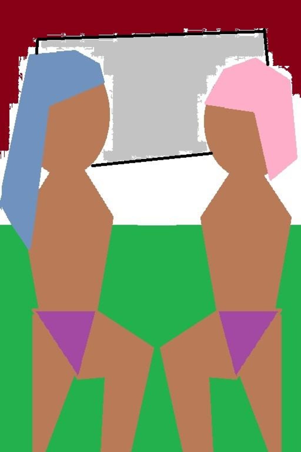 ルビンの壺（筋肉娘）2