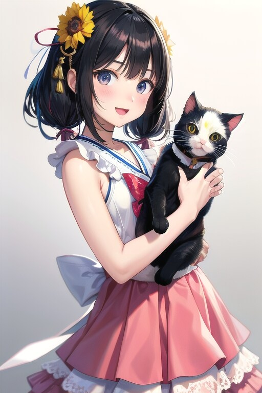 猫といっしょ | の人気AIイラスト・グラビア