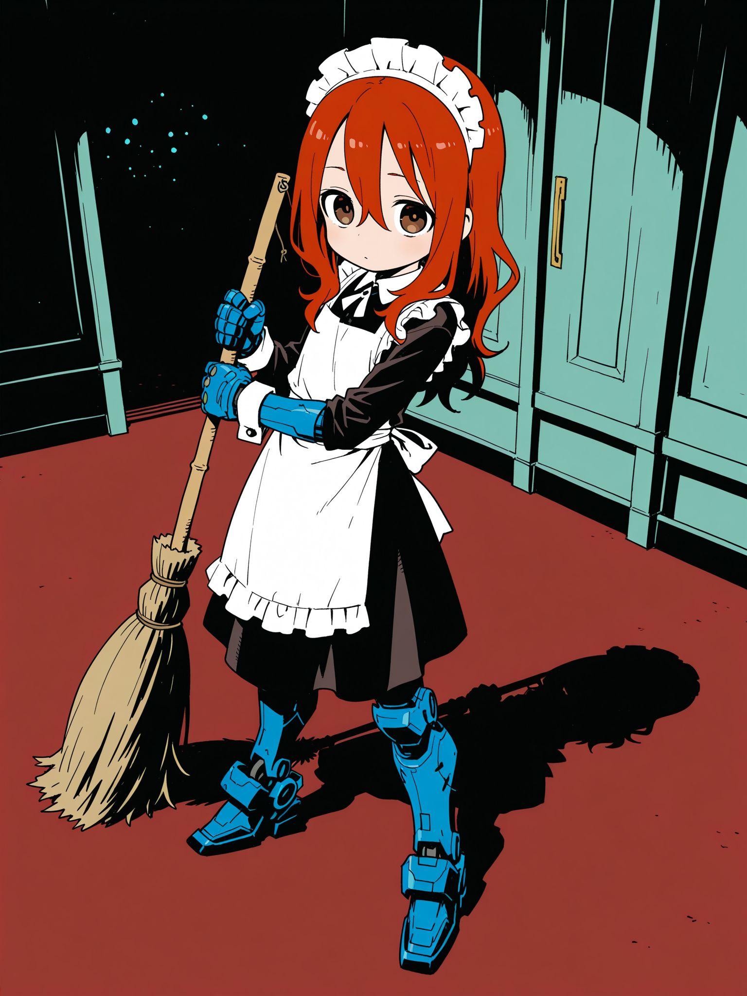 メイド服と義肢