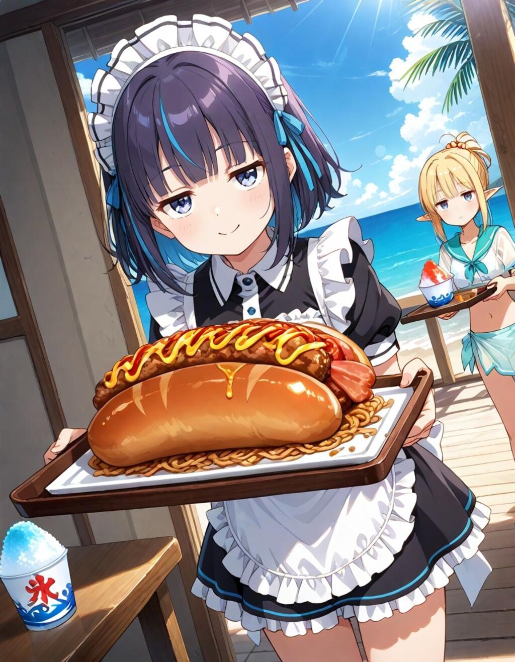 海の家エルフメイド