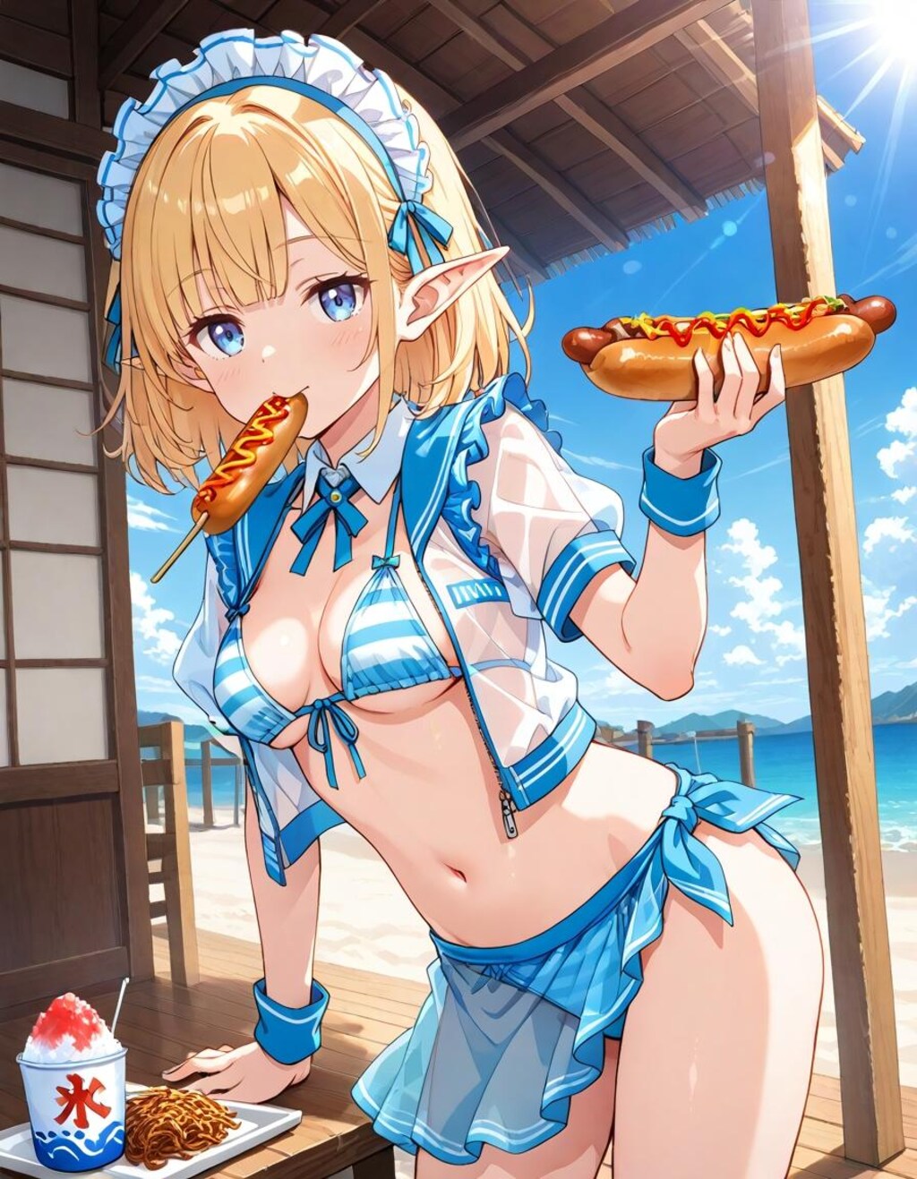 海の家エルフメイド