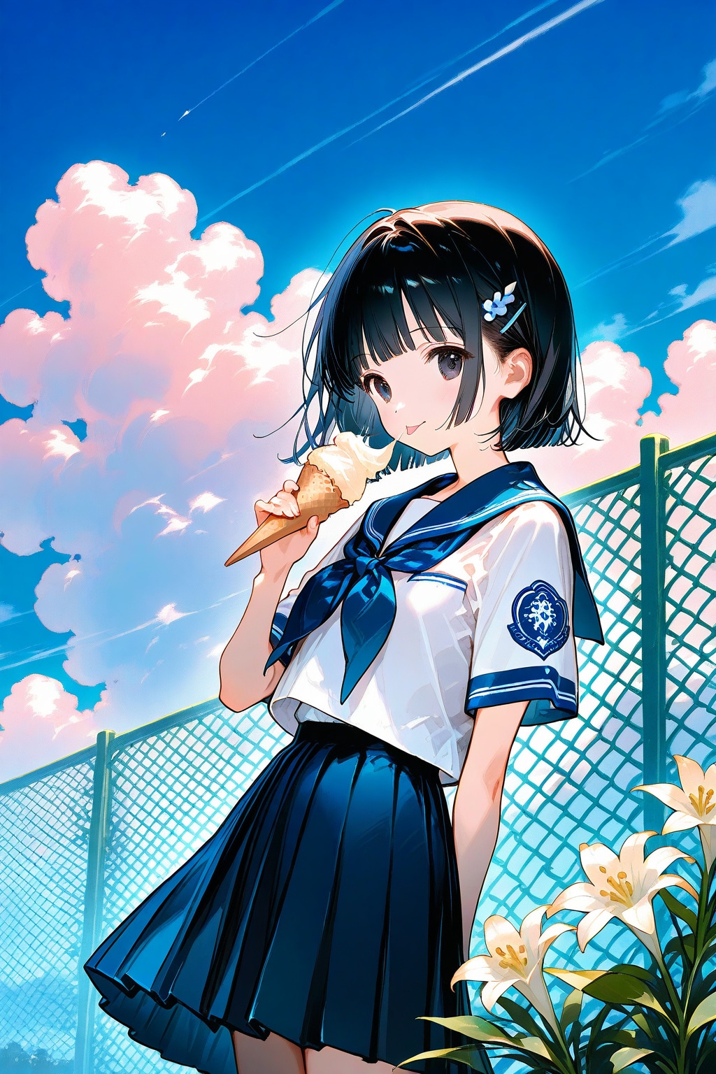 アイスを食べる妹ちゃん🍦✨