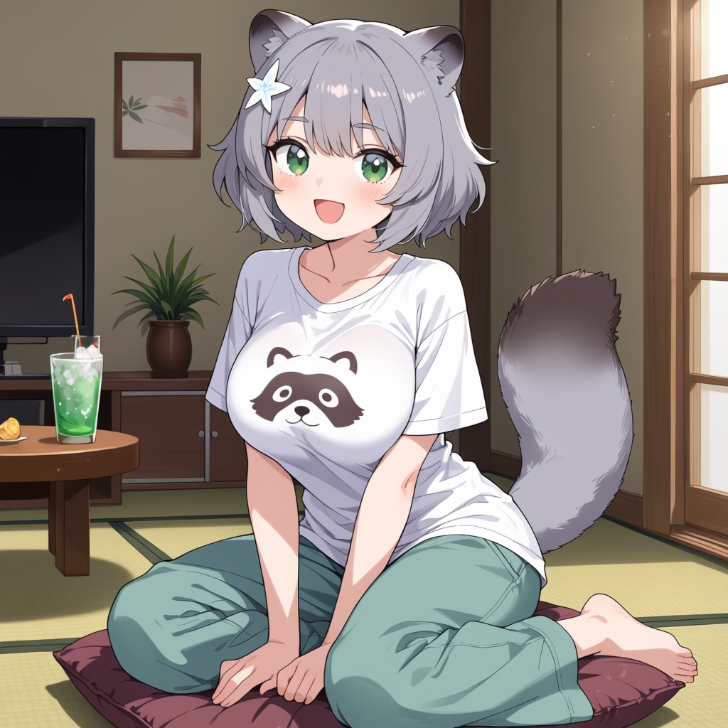 ゆったりユキタヌキちゃん