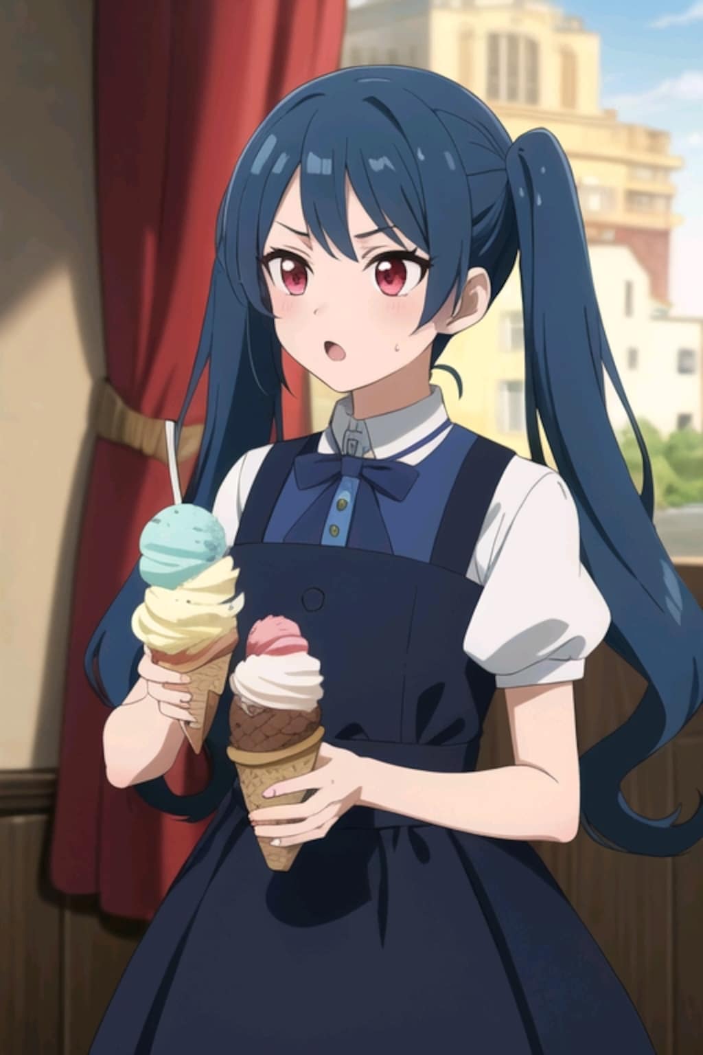 アイスクリームなお嬢様