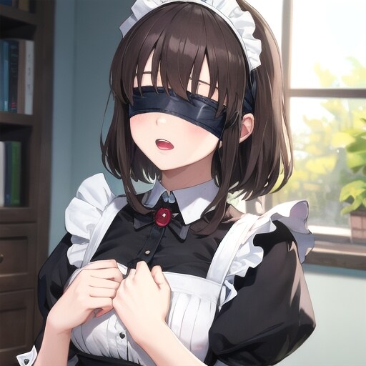目隠しメイド