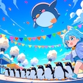 ペンギンパレード（昼の部） 4枚目