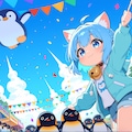 ペンギンパレード（昼の部） 3枚目