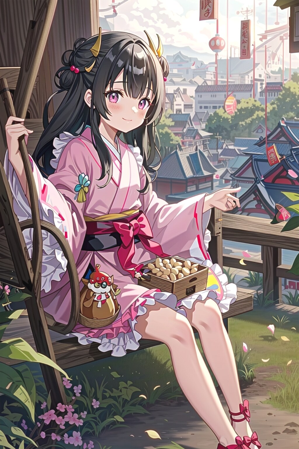 おまめをまきにいくのです