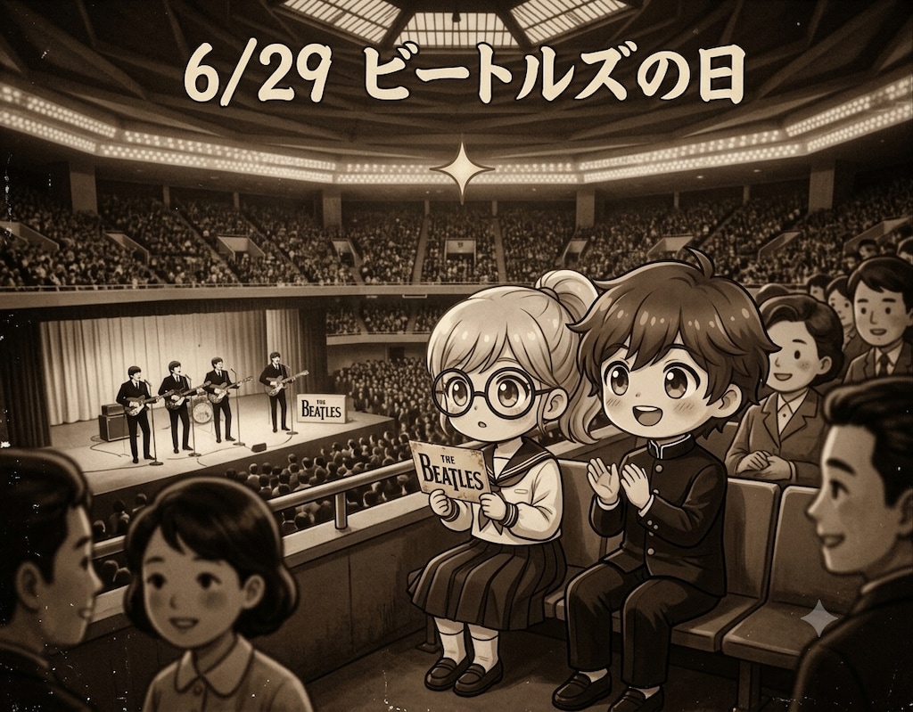 今日は「ビートルズの日」