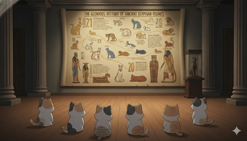 展示「古代エジプトにおける猫の輝かしい歴史」