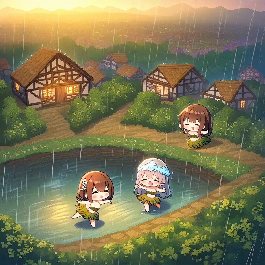 雨乞い成功!ひゃっほー