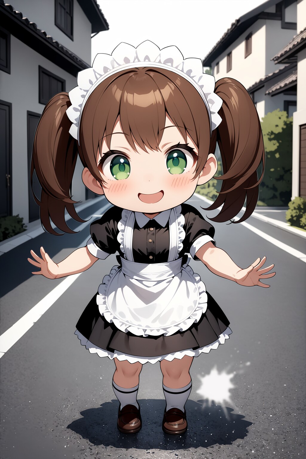 今日も元気なちびキャラメイドさん