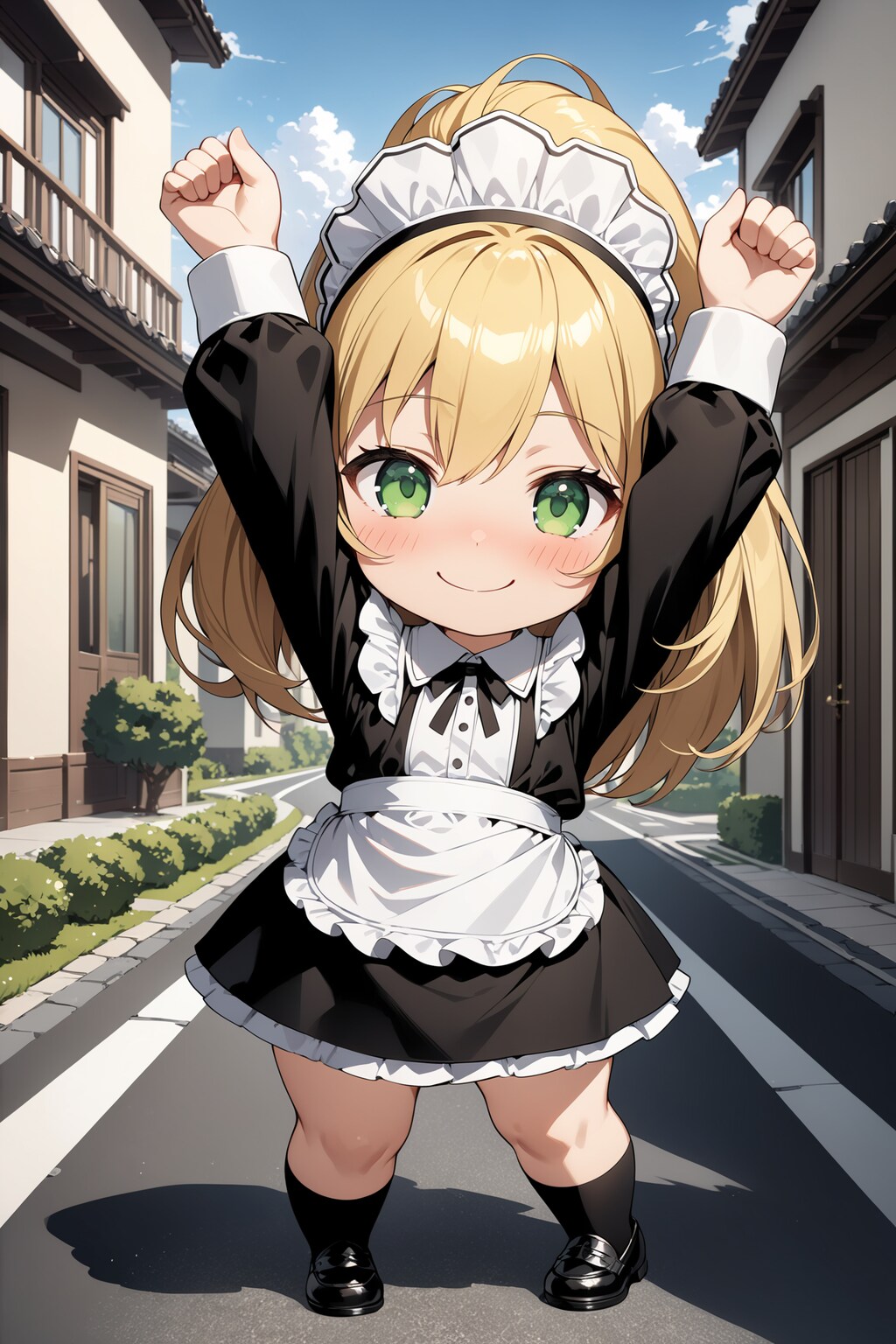 今日も元気なちびキャラメイドさん