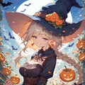 花と魔女とハロウィン 4枚目