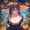 花と魔女とハロウィン 3枚目