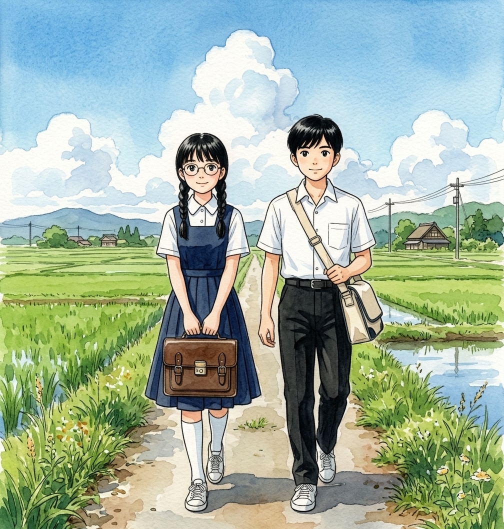 通学路 | の人気AIイラスト・グラビア