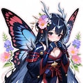Naomi - the butterfly girl Sasakia charonda 4枚目