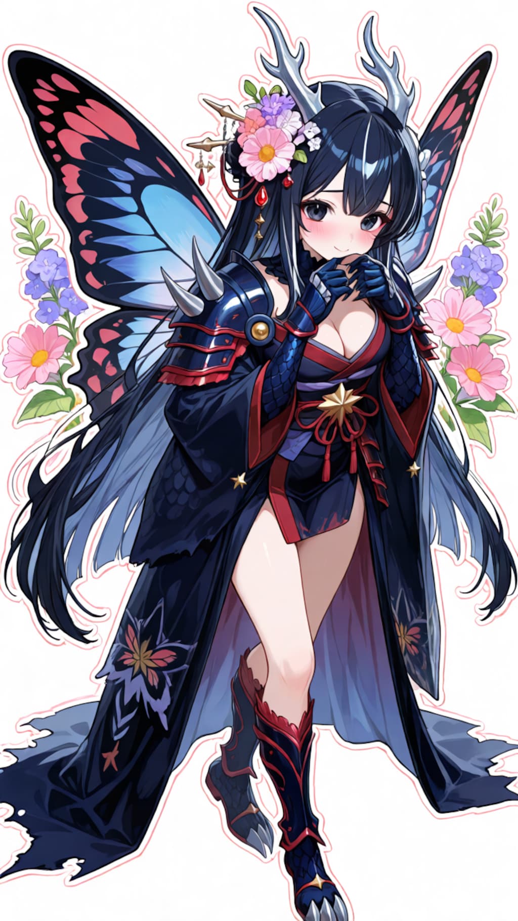 Naomi - the butterfly girl Sasakia charonda
