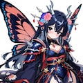 Naomi - the butterfly girl Sasakia charonda 3枚目