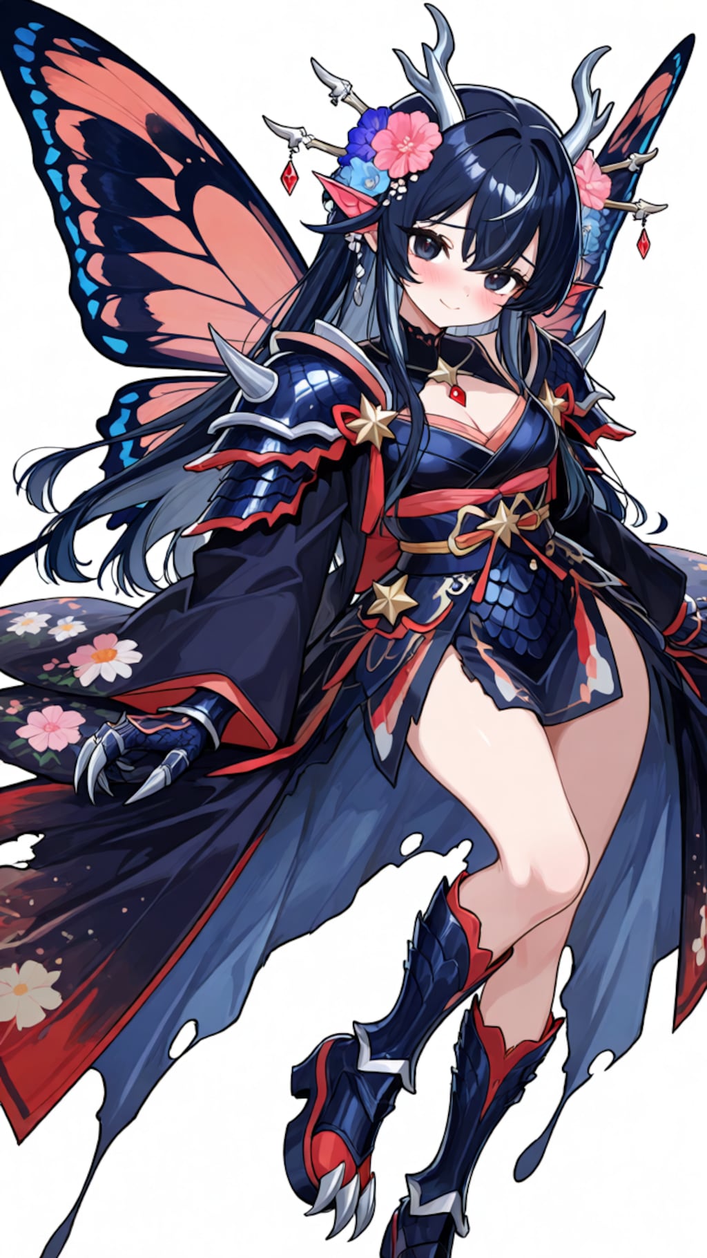 Naomi - the butterfly girl Sasakia charonda