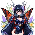 Naomi - the butterfly girl Sasakia charonda 2枚目