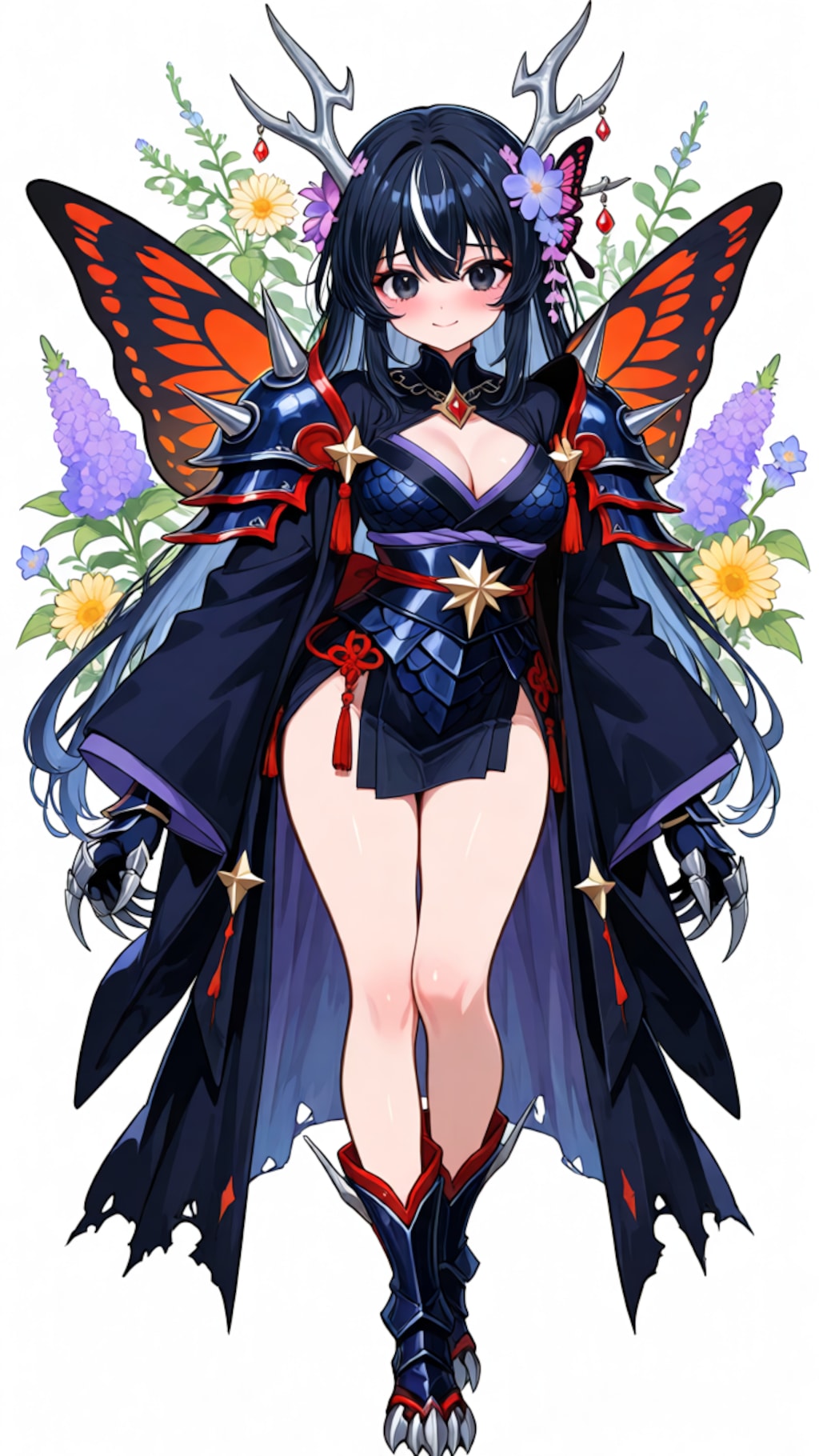 Naomi - the butterfly girl Sasakia charonda