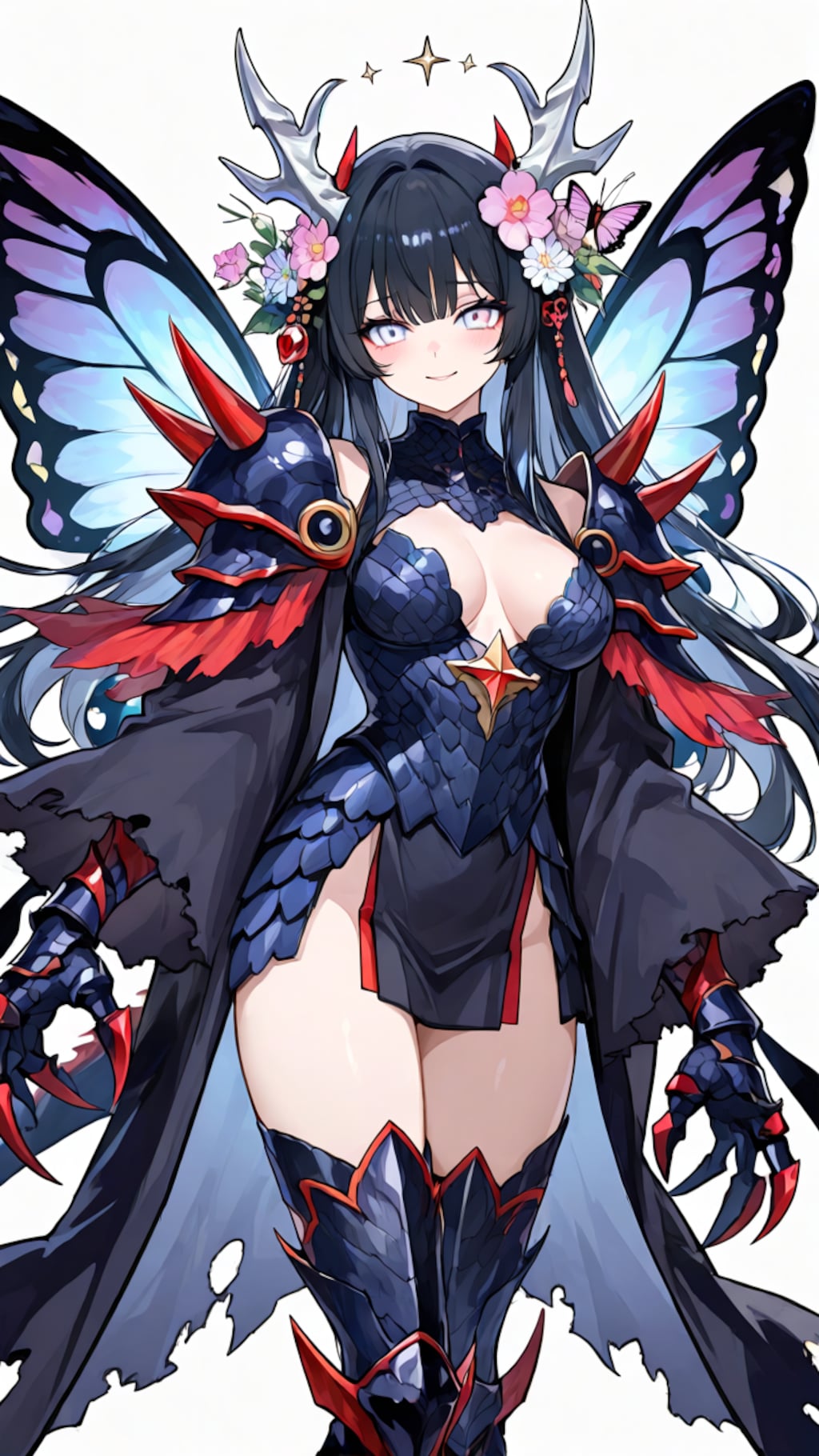 Naomi - the butterfly girl Sasakia charonda