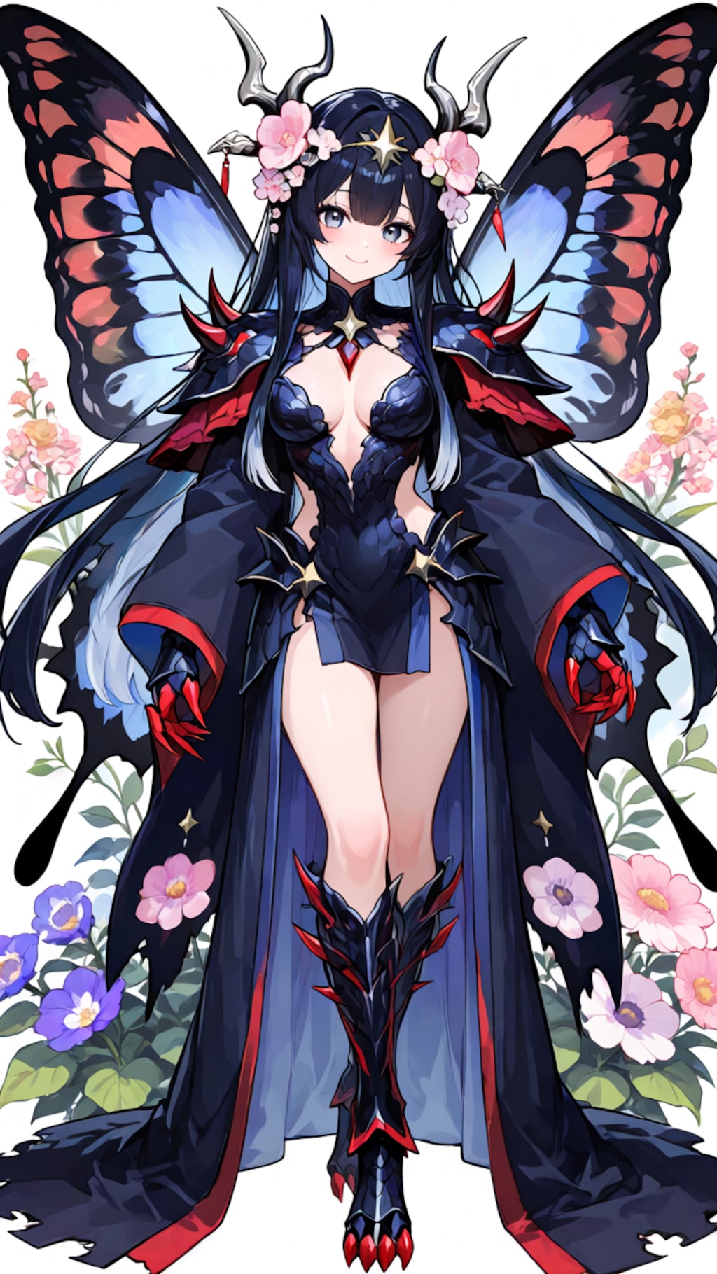Naomi - the butterfly girl Sasakia charonda