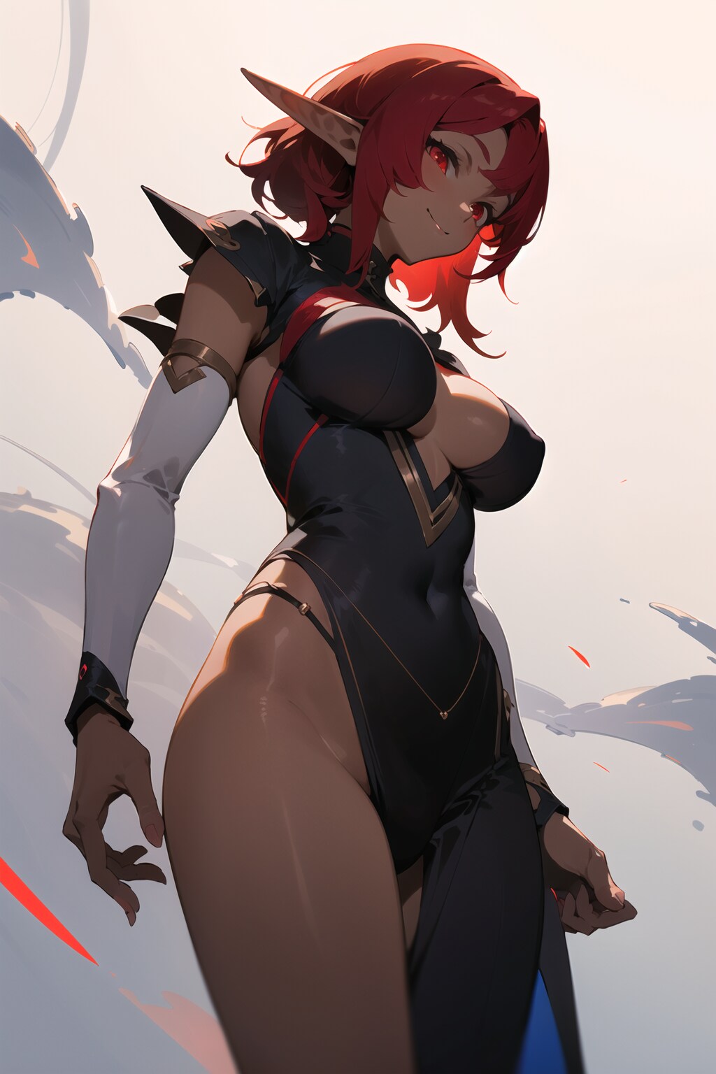 褐色エルフちゃん