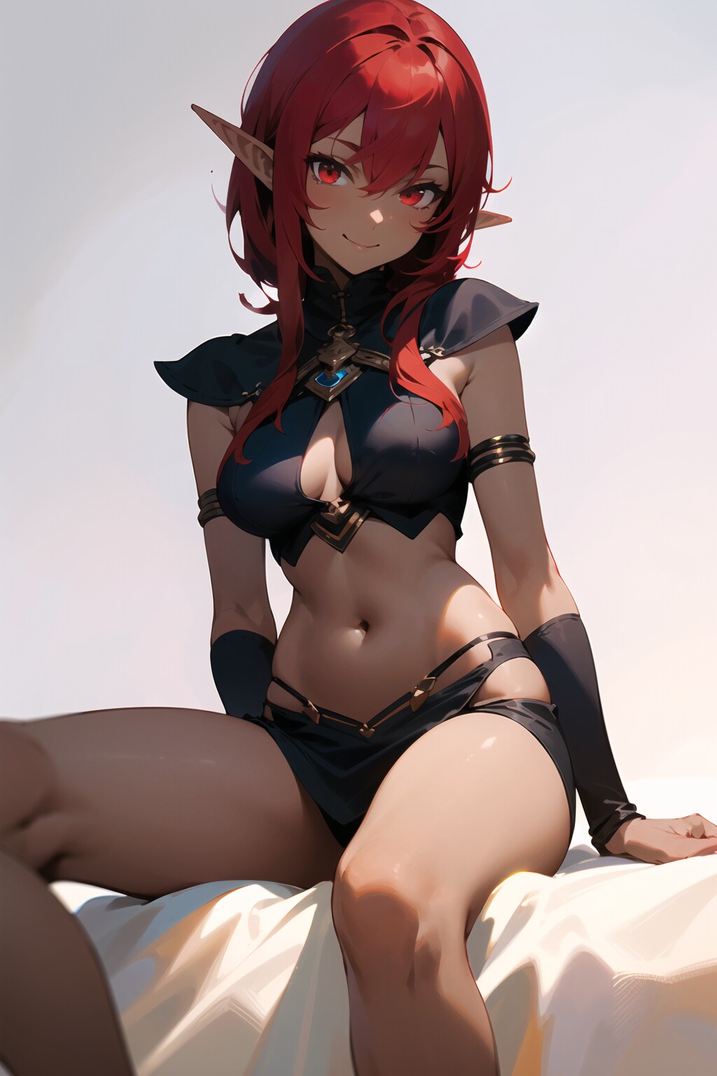 褐色エルフちゃん